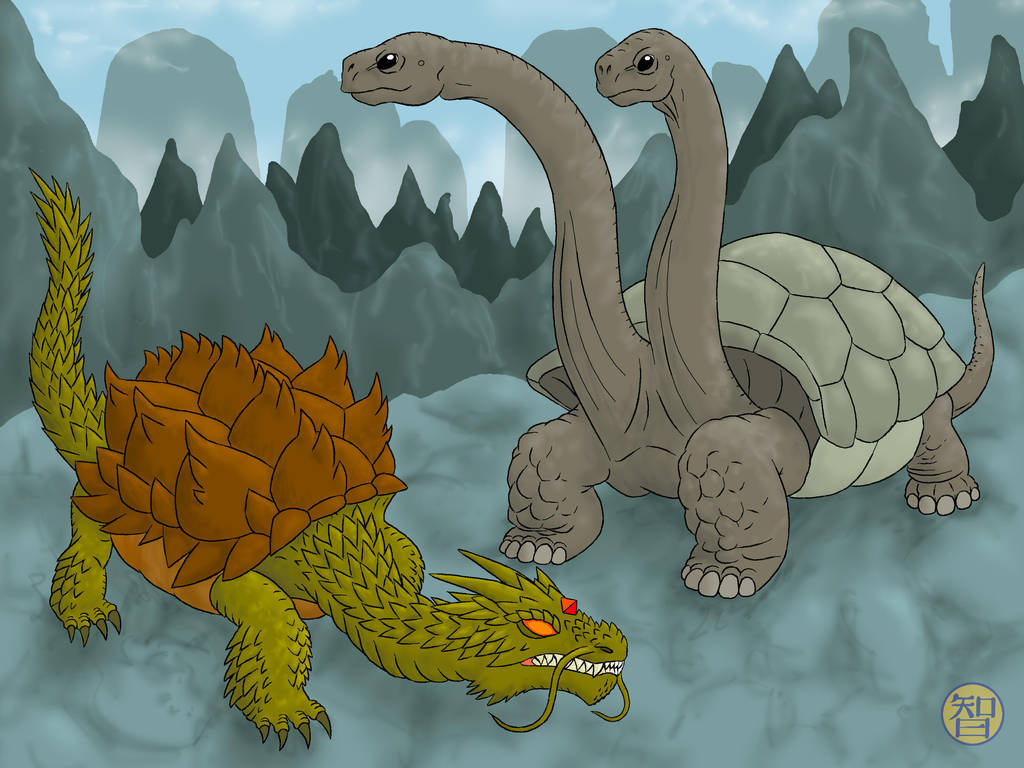 Gui Xian and Pi-Hsi by Kairu-Hakubi