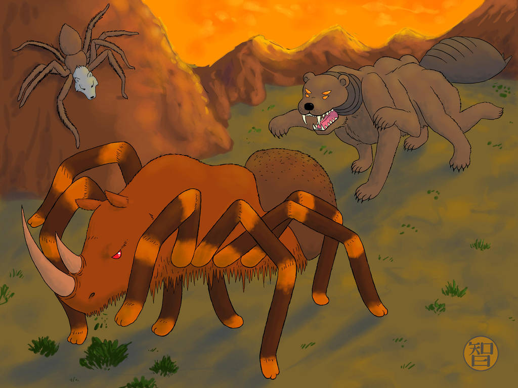 Things That Are Spiders - part 2 by Kairu-Hakubi