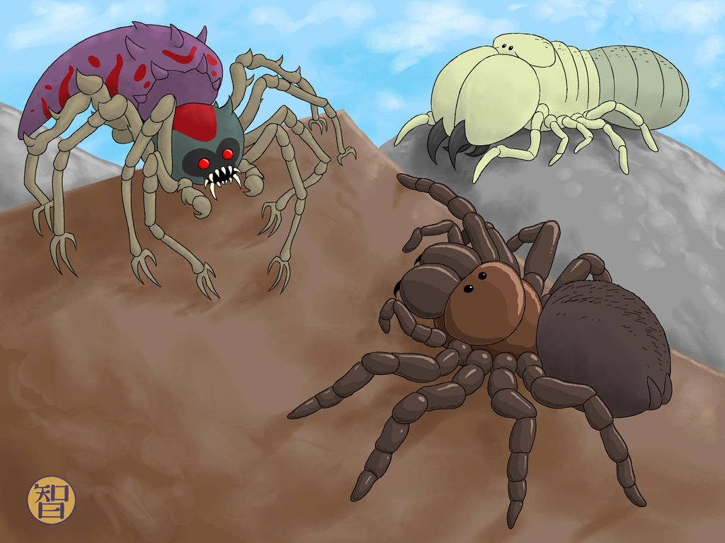 Things That Are Spiders - part 3 by Kairu-Hakubi