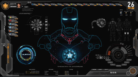 Jarvis Shield Interface Rainmeter Theme By Edreyes On Deviantart