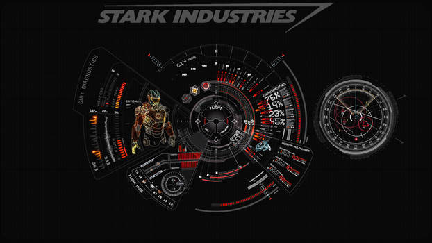 Jarvis Iron Man Red Wallpaper By Edreyes On Deviantart