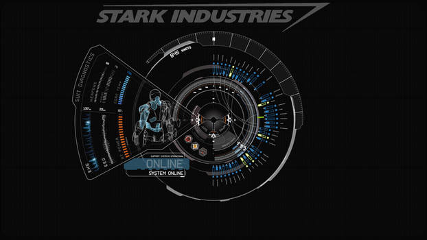 Jarvis Iron Man Blue Wallpaper By Edreyes On Deviantart