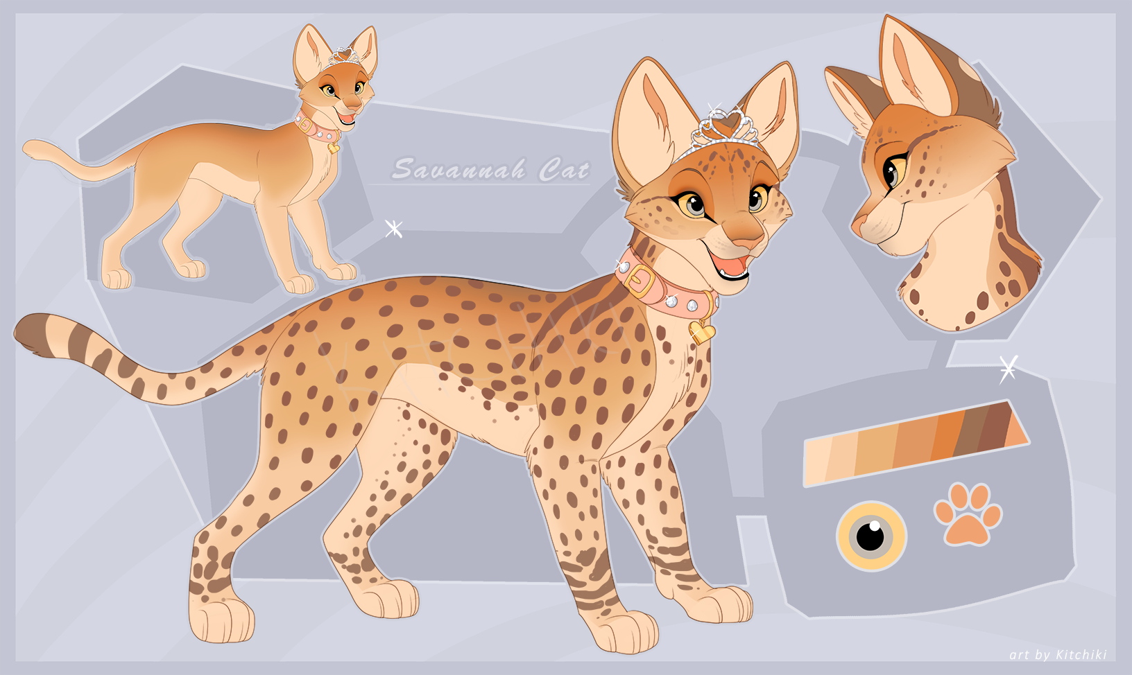 Savannah Cat -Design Auction- by Kitchiki