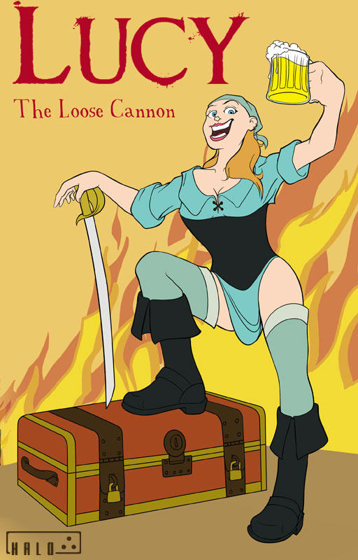 Lucy the loose Cannon by blue-elem3nt