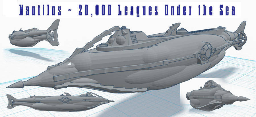 Nautilus ~ 20,000 Leagues Under the Sea by TonyGCampagna