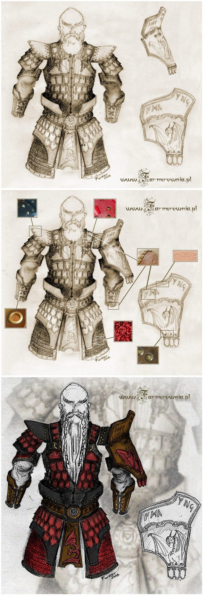 Dwarf Armor Full concept by farmerownia
