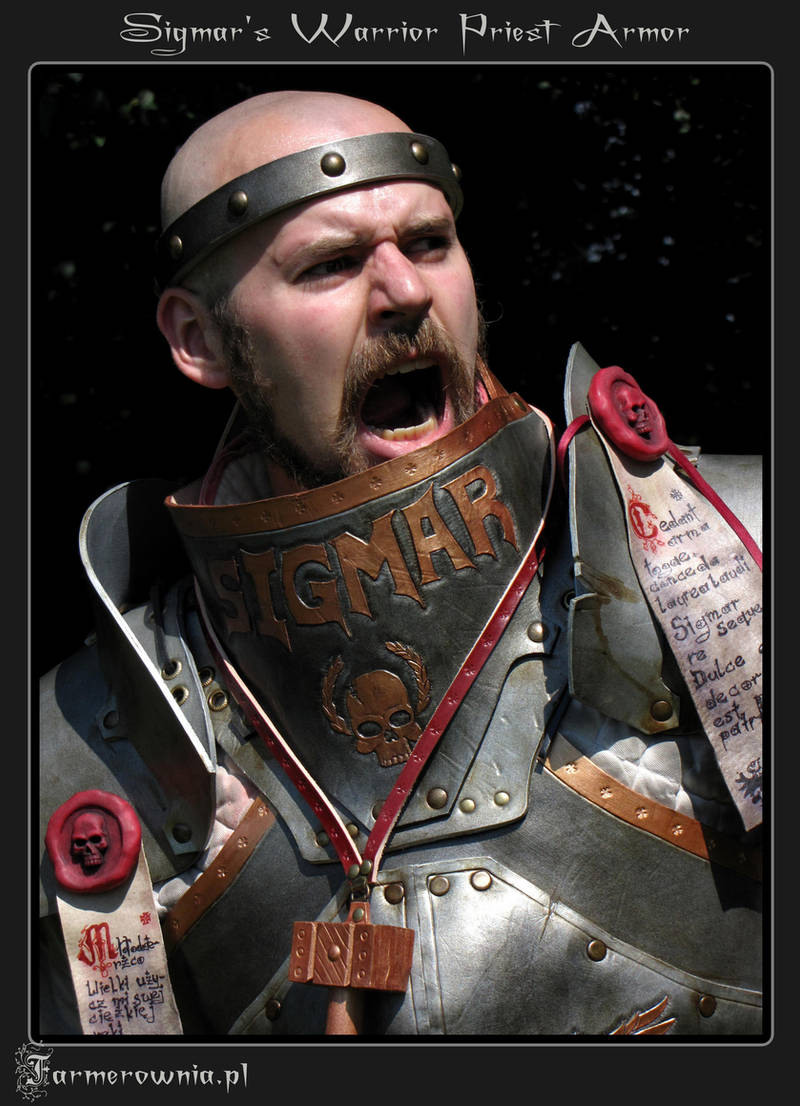 Sigmar Priest Armor portrait by farmerownia