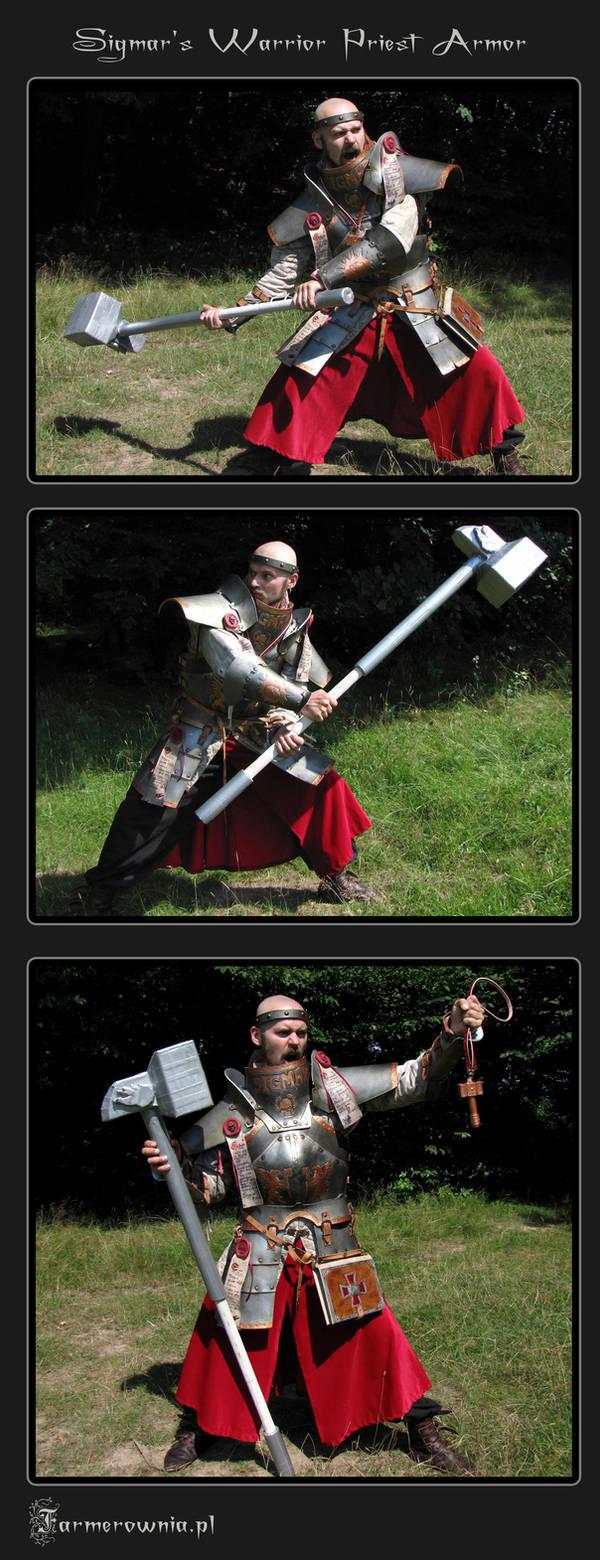 Sigmar Priest Armor posing by farmerownia