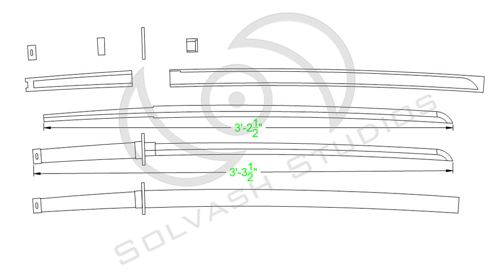 Basic Katana Template by Solvash