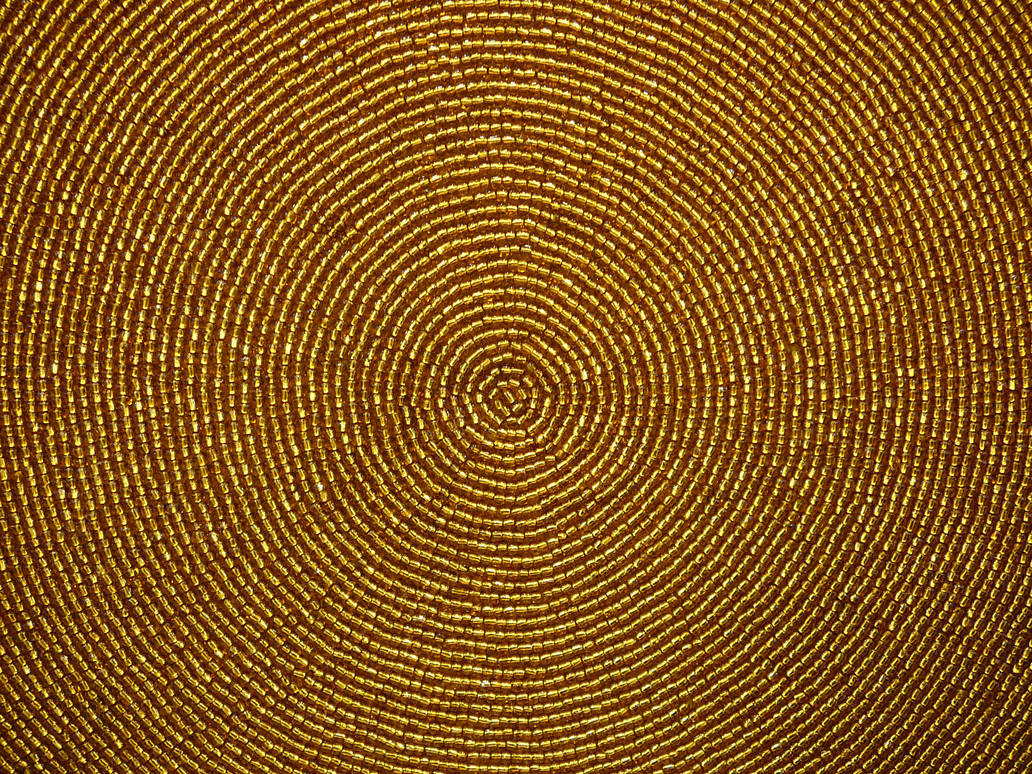 Gold Bead Halo Circle Texture by Enchantedgal-Stock
