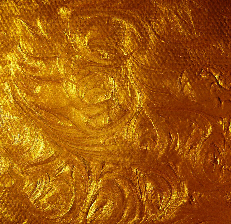 Acrylic Gold Paint Swirl Stock by Enchantedgal-Stock