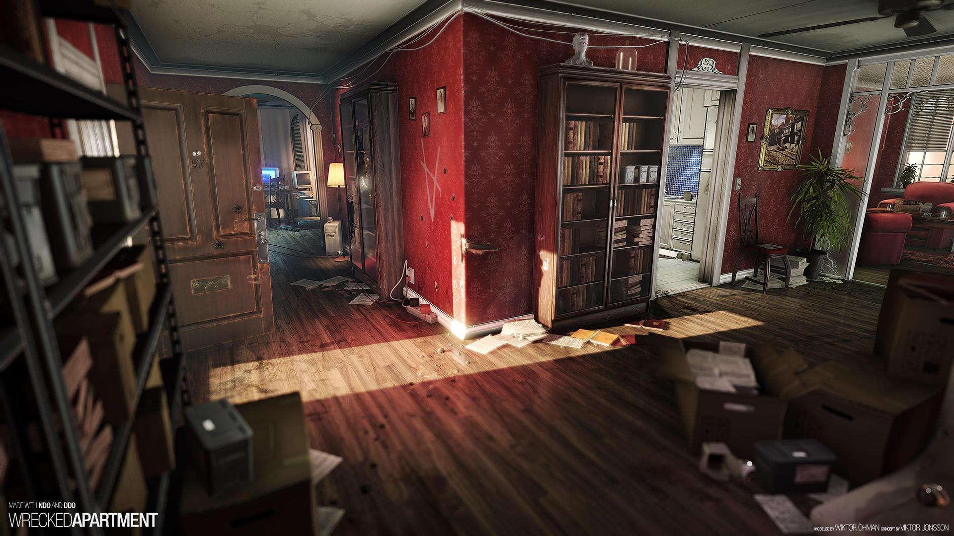 Wrecked Apartment by beere
