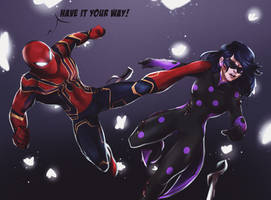 Spider-Man vs Miss Fortune Round 3 endgame by Nevillemadan007
