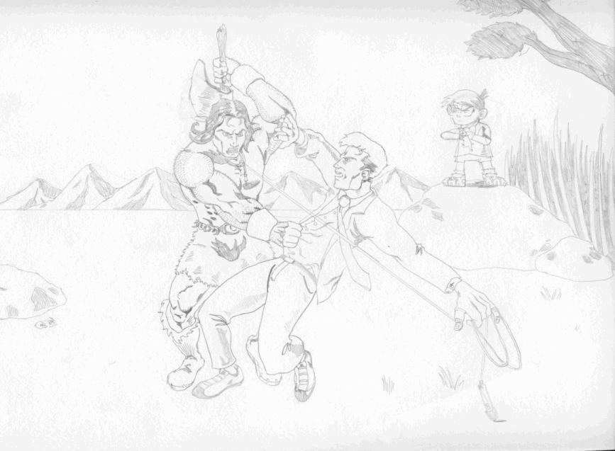 Conan battle by onizuka43