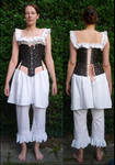 19th century corset by DeredereGalbraith