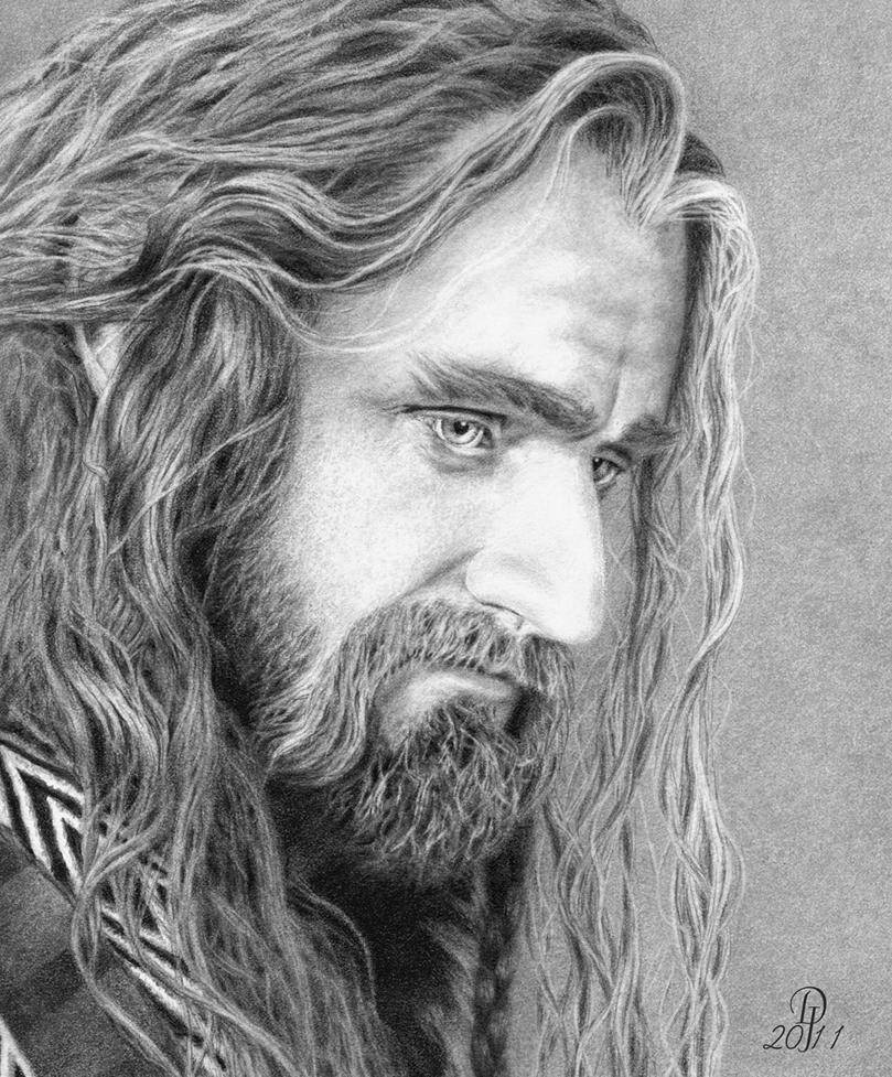 Richard Armitage as Thorin Oakenshield, The Hobbit by DarqueJackal