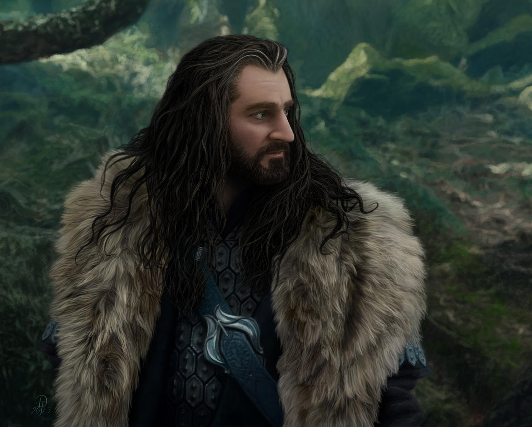 Thorin Oakenshield - Imminent Attack by DarqueJackal