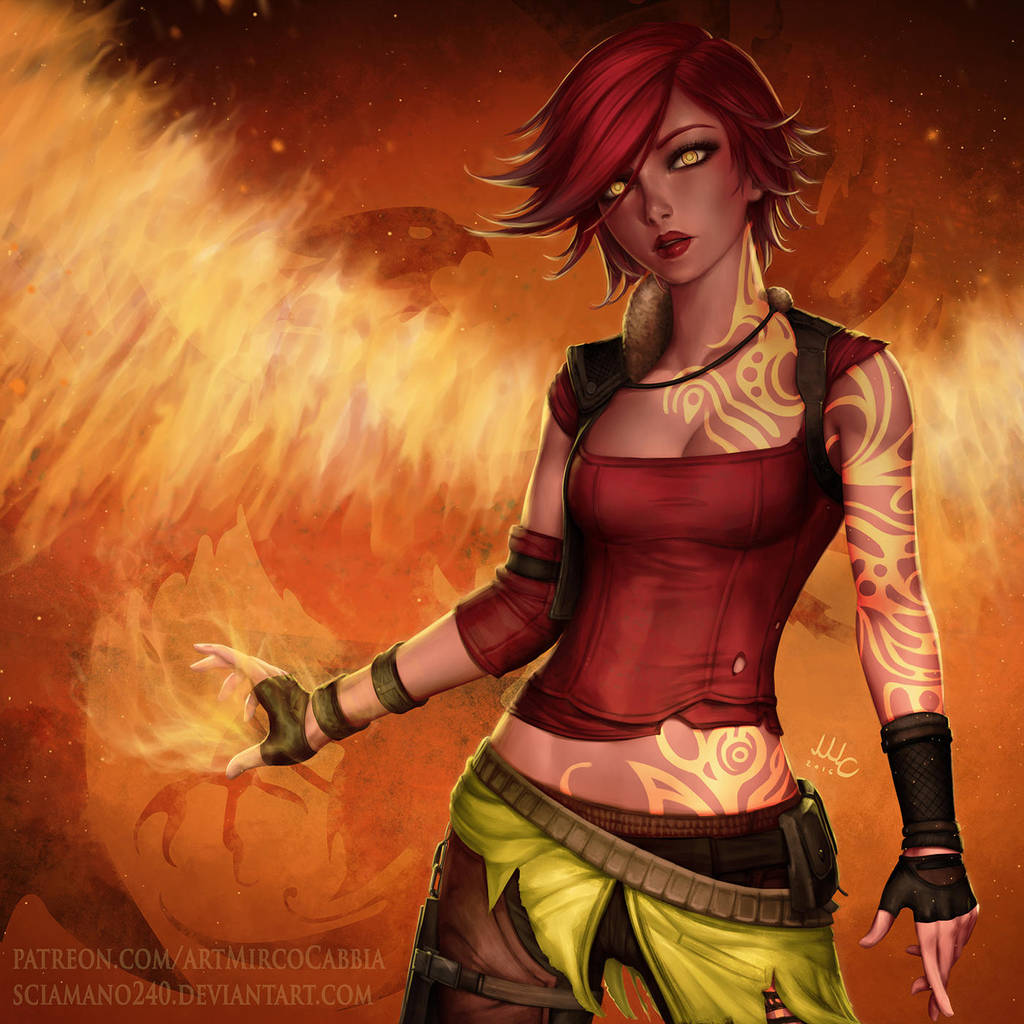 Lilith the Firehawk - Borderlands 2 by Sciamano240