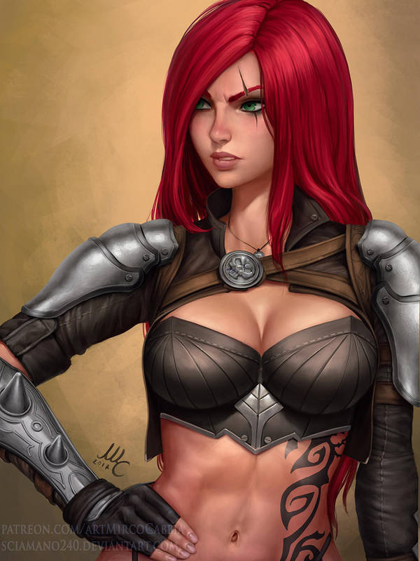 Katarina - LoL by Sciamano240