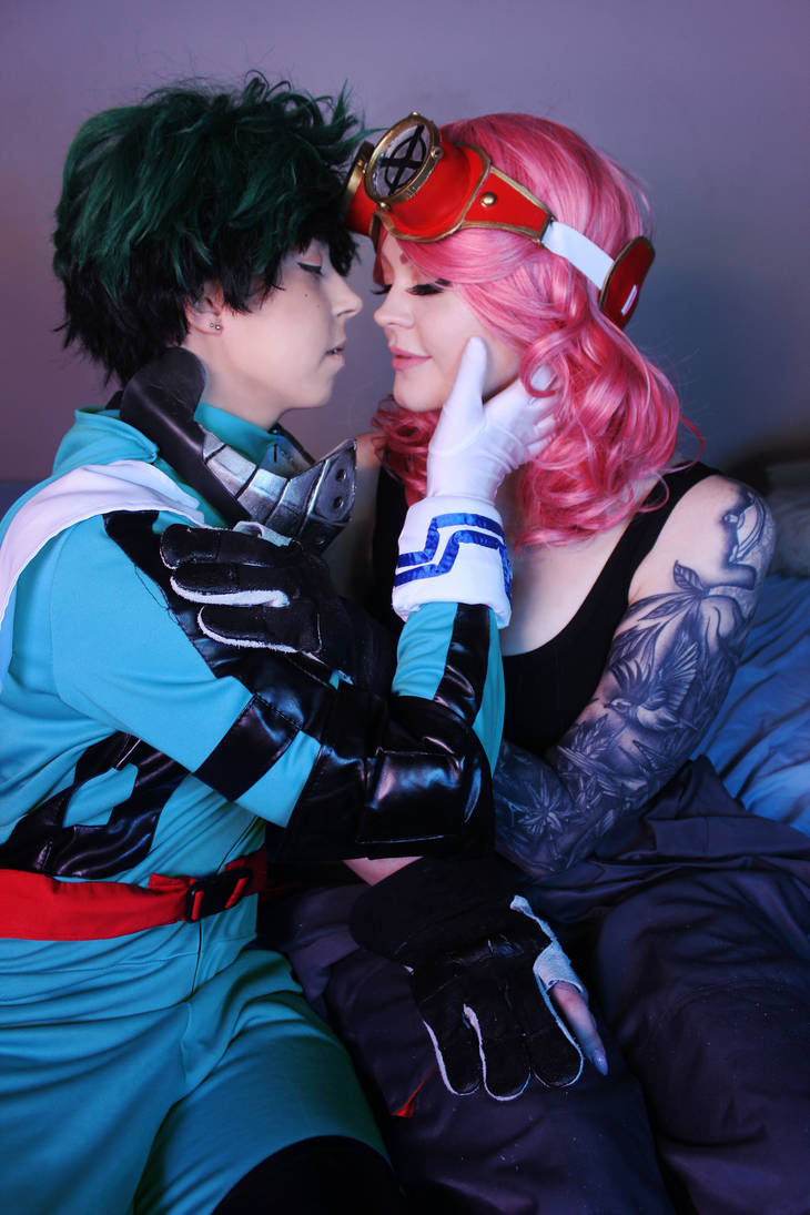 Deku and Hatsume - Kiss! by AliChaiCosplay on DeviantArt