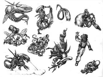 Aliens tribute by Rodrigo-Vega