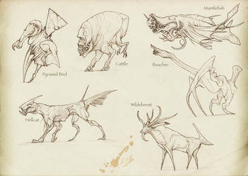 Hell Fauna by Rodrigo-Vega