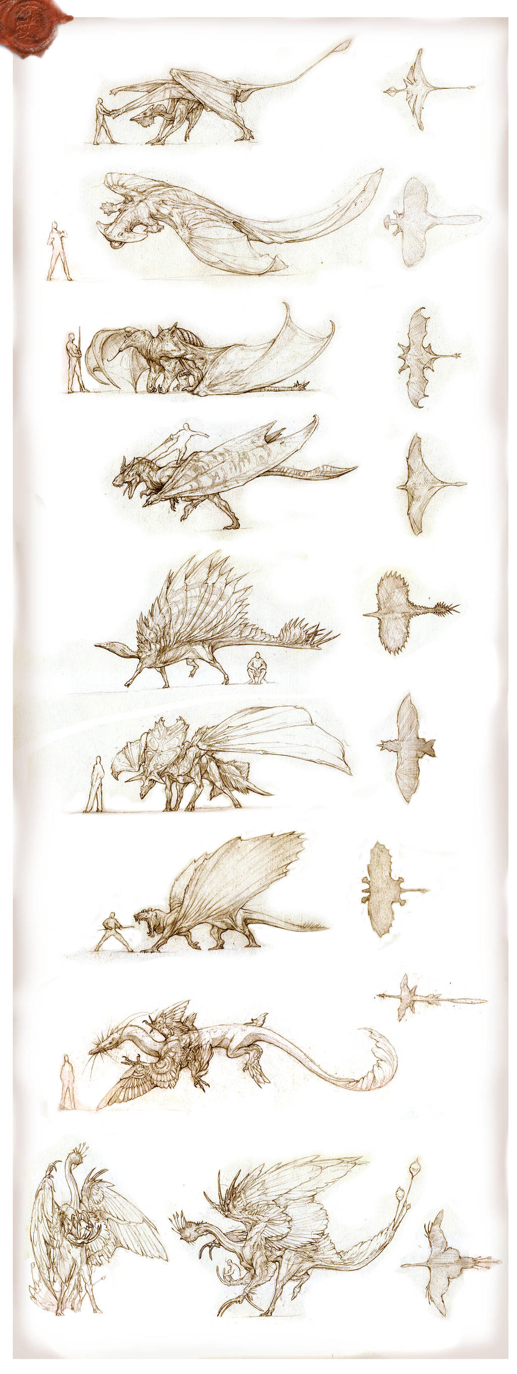 Prehistoric Dragons 2 by Rodrigo-Vega