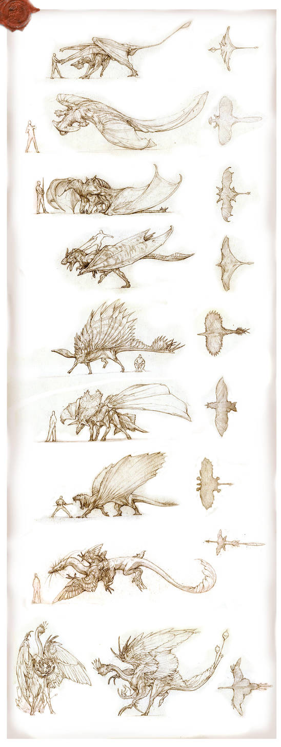 Prehistoric Dragons 2 by Rodrigo-Vega