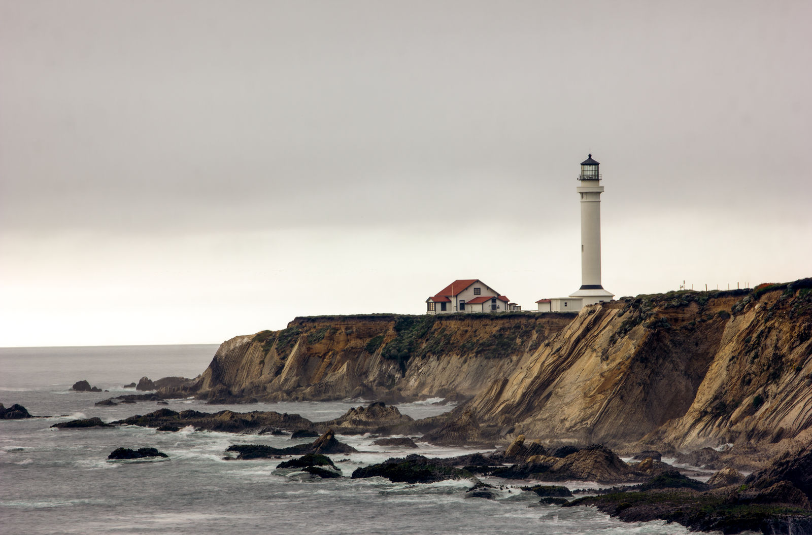At the Edge of the World - Point Arena Lighthouse by gidatola
