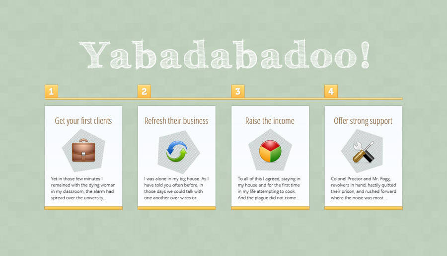 Simple Business Steps Free PSD by victorsosea