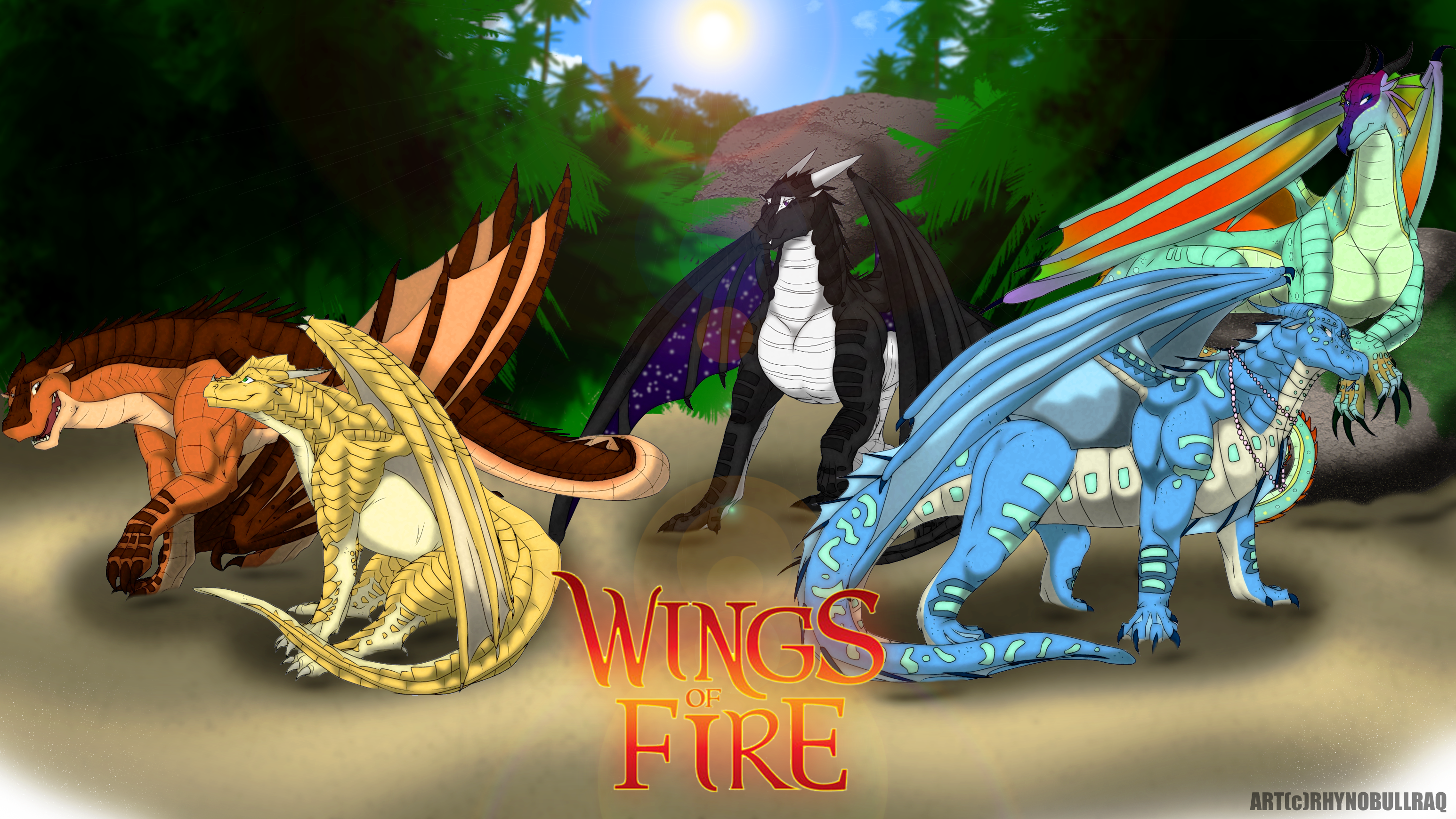 Wings of Fire by RhynoBullraq