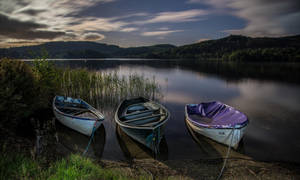 Boats on the water by BusterBrownBB