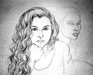 Old Art: Self Portrait by LinzArcher