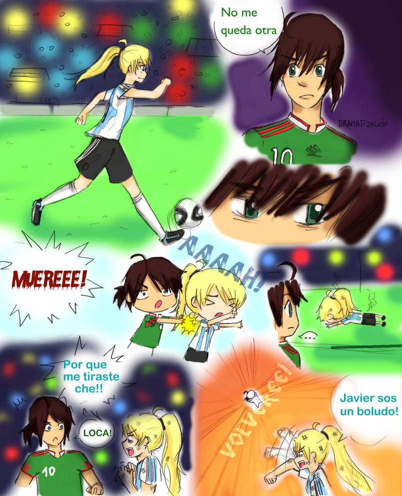 Mexico vs Argentina by DannaWoodPillow on DeviantArt