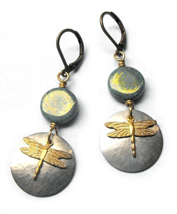 Dragonfly earrings by JLHilton