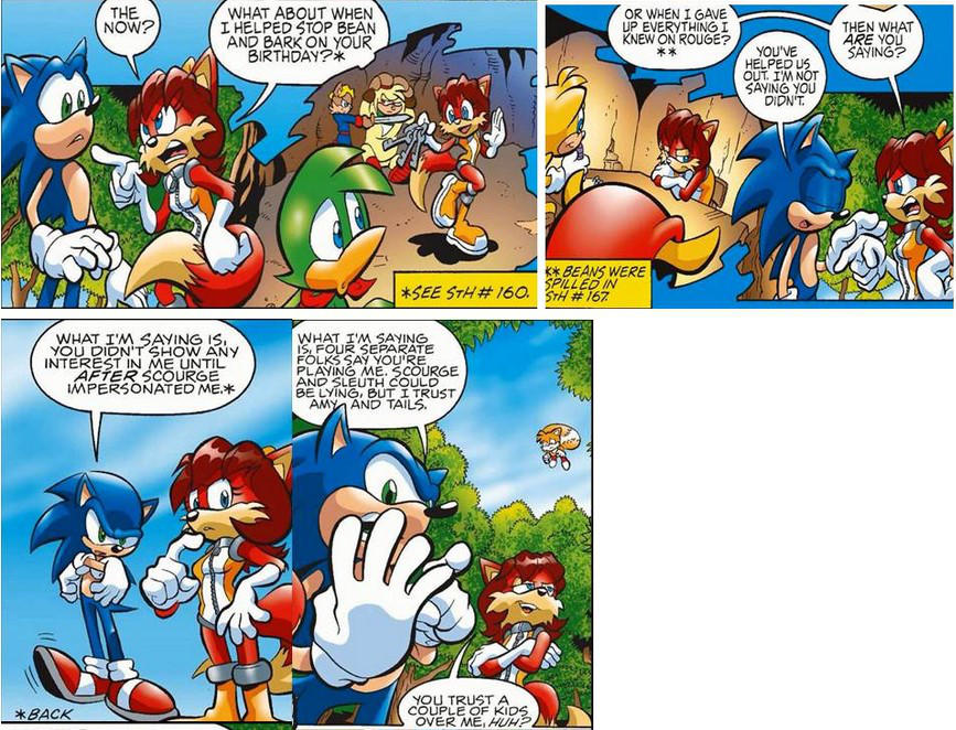 Sonic-Fiona argue by FoxAffliction Sonic-Fiona argue by FoxAffliction
