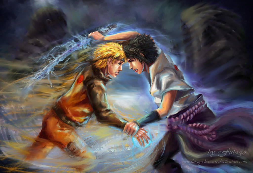 Naruto vs Sasuke - The End by Futago-KawaiI on DeviantArt