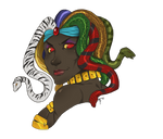 Gorgon Bust by m-t-copyright
