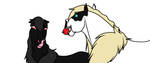 Sarah and Bandit by CalypsotheDoe