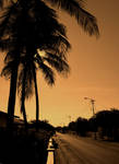 Street in Aruba by marpenoth