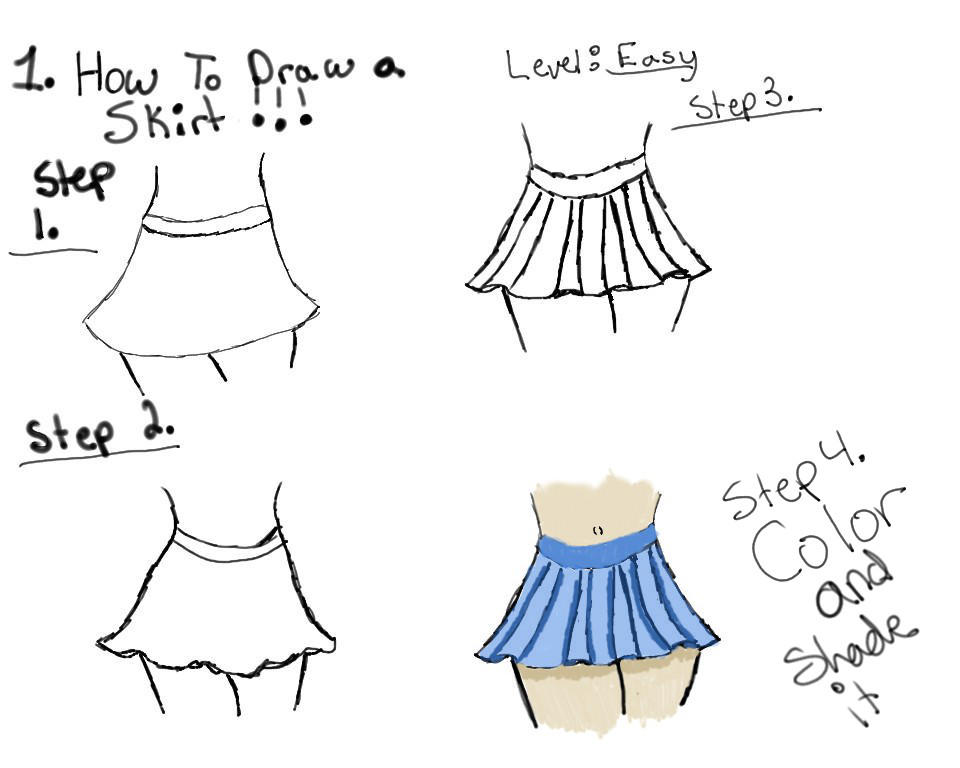 How To Draw A Skirt by Furrylover6801 on DeviantArt
