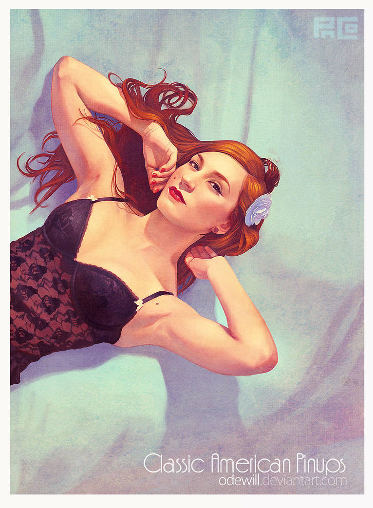 Maria Caravaca Pin-Up Detail by Odewill