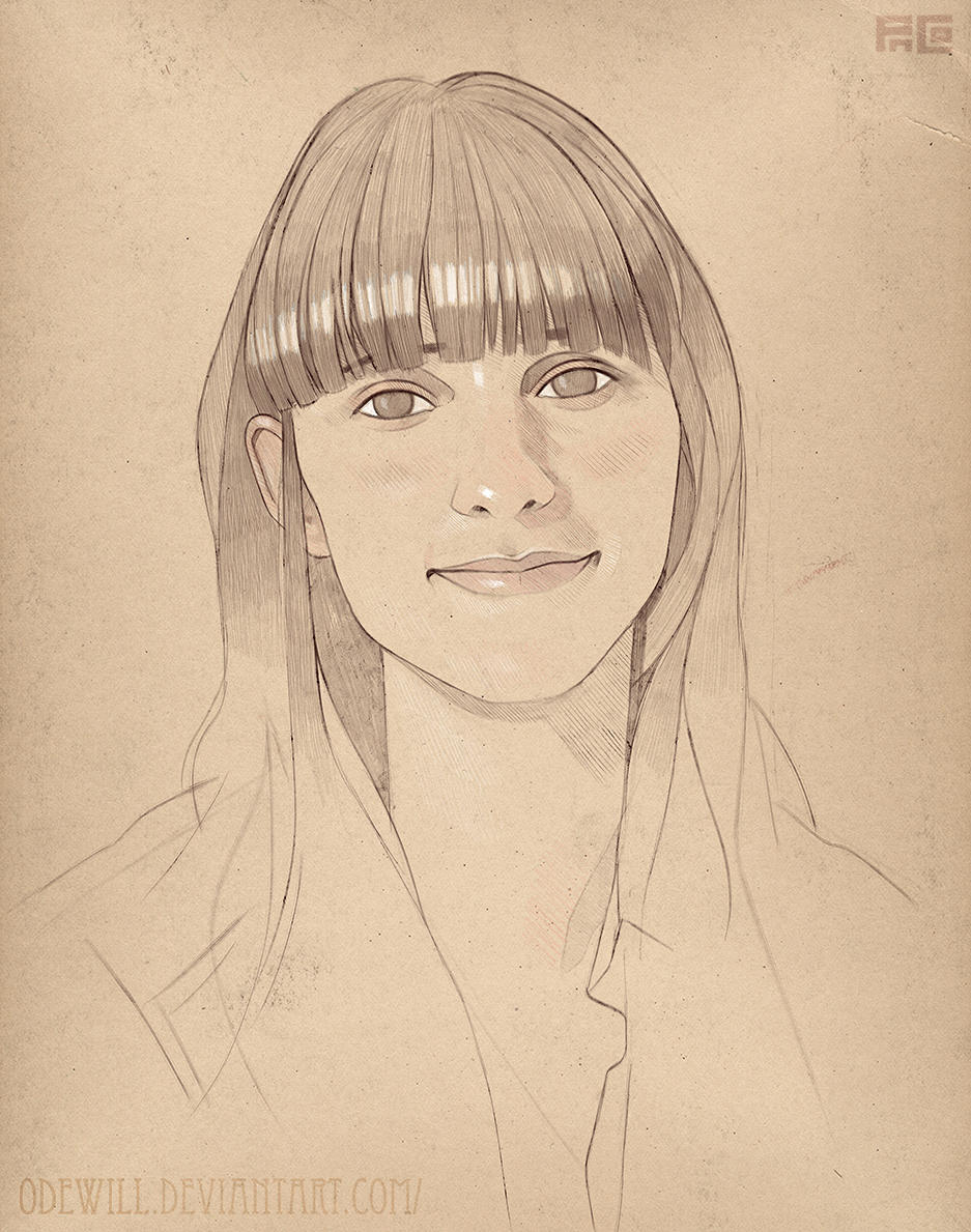 Elvira Burdiel Portrait by Odewill