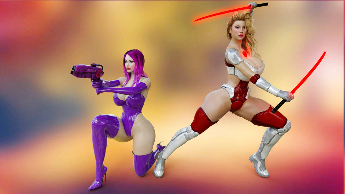 Regina Amethyst and Adriana Topaz by ArchivistOmega Regina Amethyst and Adriana Topaz by ArchivistOmega