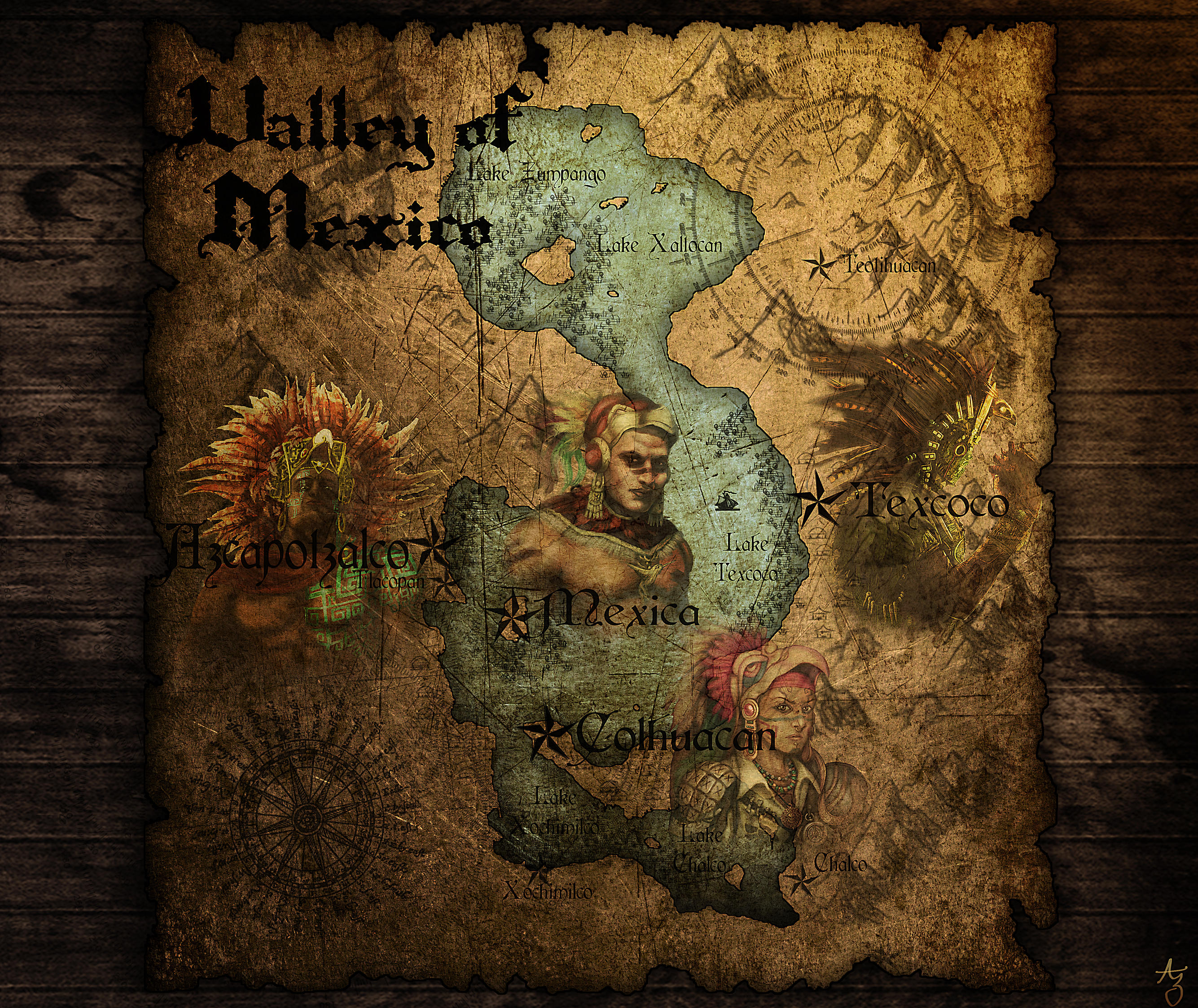 Atlaza - Game Board Design by zeezeeazc123