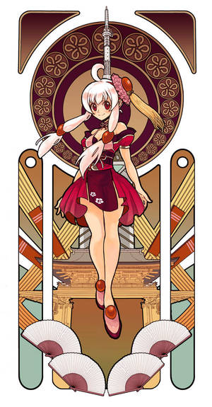Fukuoka Girl : Art Nouveau by zaionic on DeviantArt