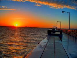 Early Morning on the Pier by lost-remains