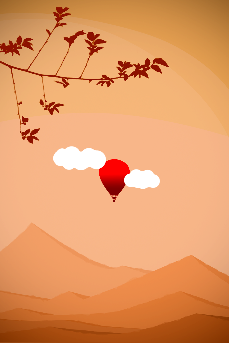 Orange World from Red Balloon by Zoroo