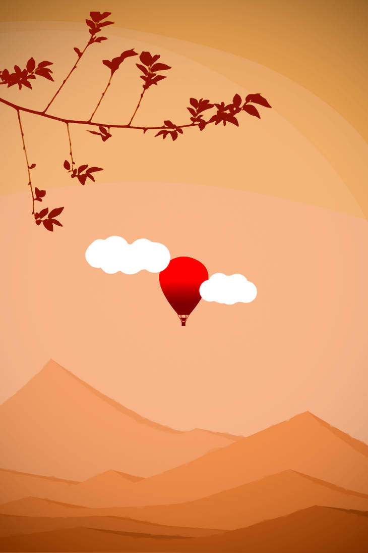 Orange World from Red Balloon by Zoroo