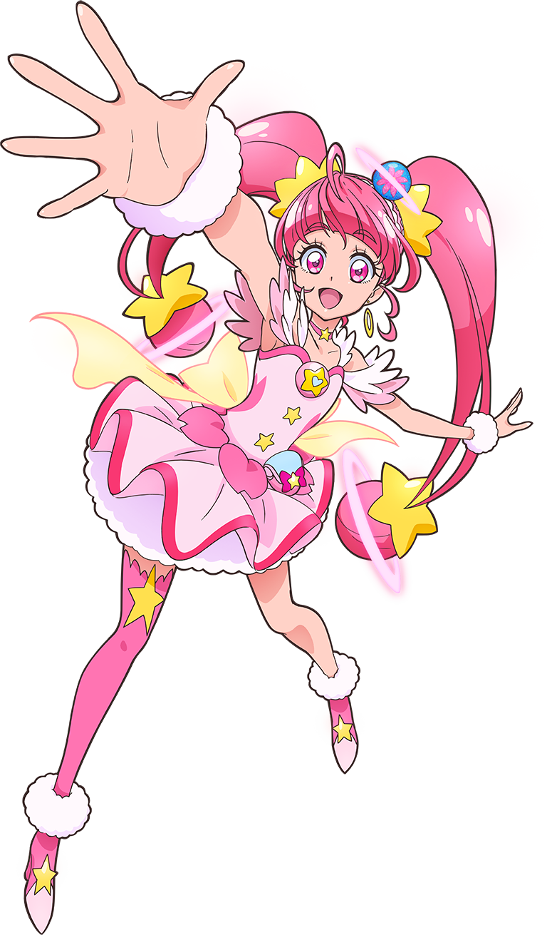 Cure Star (Star Twinkle PreCure Render] by FFPreCureSpain on DeviantArt